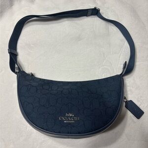 Coach Navy Shoulder Bag